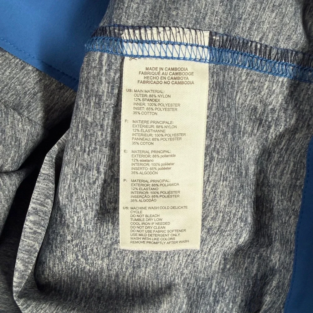 Adidas adiPure Mens Sz 2XL Blue Full Zip Golf Bonde Jacket Windbreaker BC7272